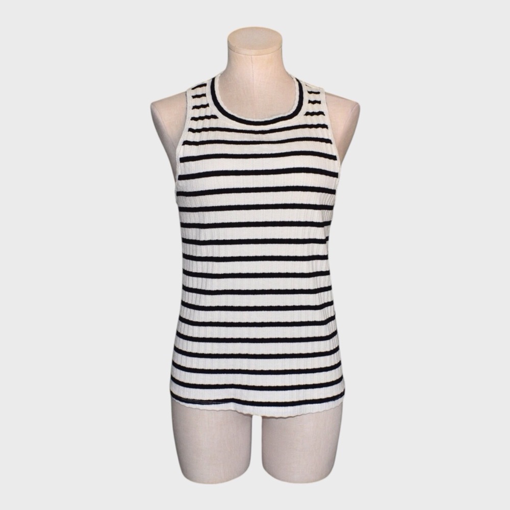 We The Free Fired Up Striped Ribbed Tank Top